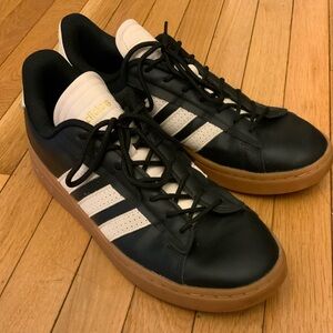 Adidas VL Court size 13US Black and White